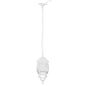 Arbotante tipo farol tradicional colgante p/exterior, blanco COL-100S 47296 MM0