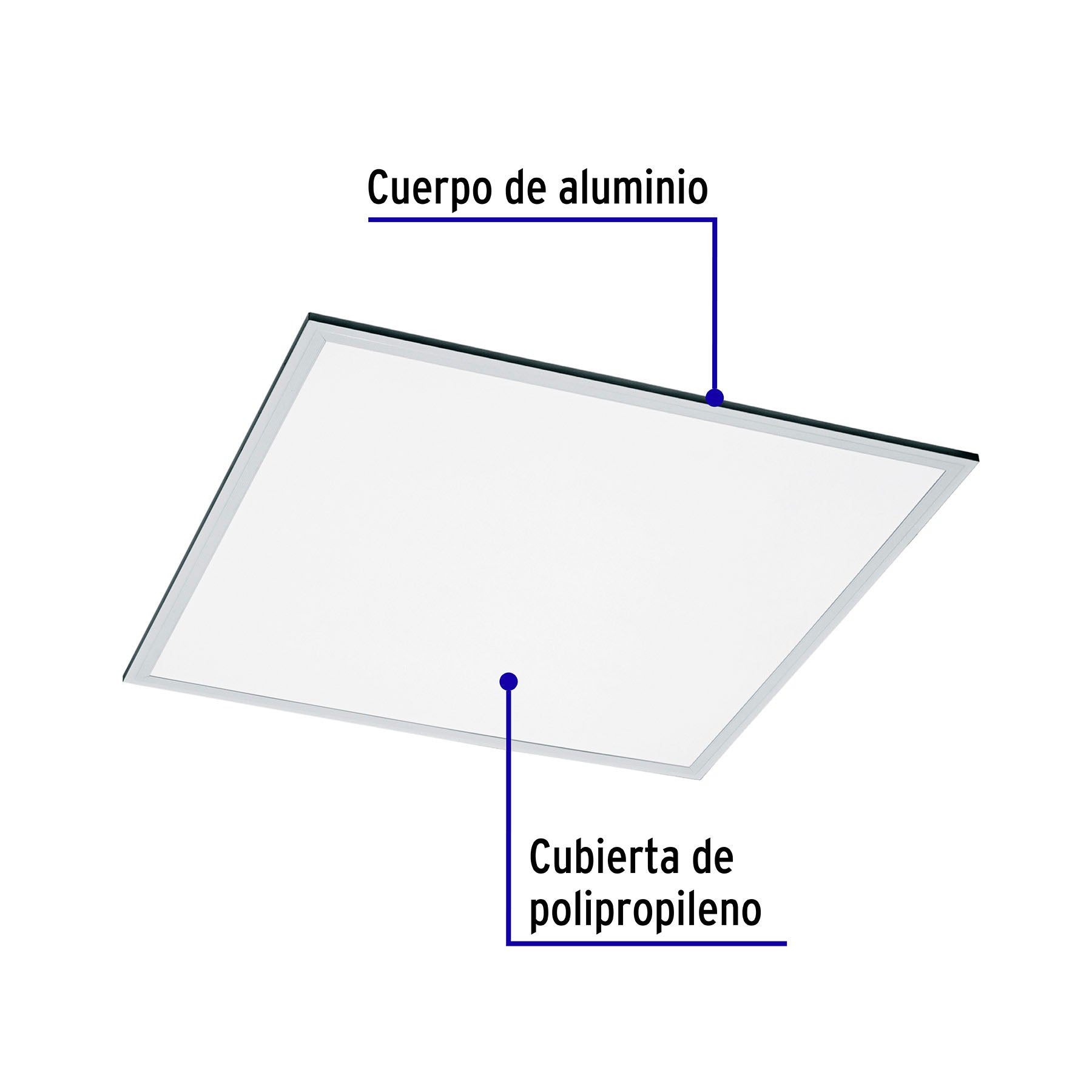 Panel delgado colgante de LED 45 W 60 x 60 cm luz neutra COL-400LN 49724 MM0