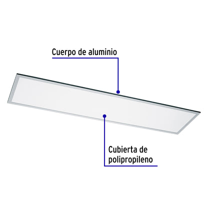 Panel delgado colgante de LED 45 W 30 x 120 cm luz neutra COL-401LN 49725 MM0