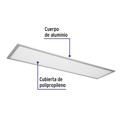 Panel delgado colgante de LED 45 W 30 x 120 cm luz de día COL-401L 48550 MM0