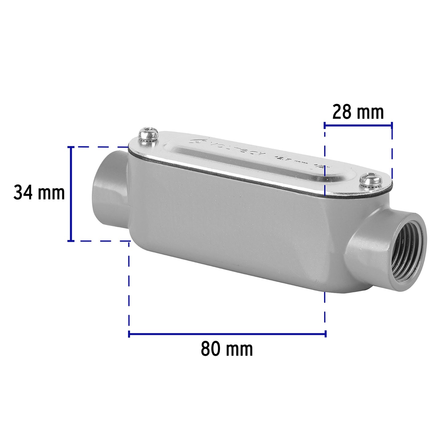 Condulet 1/2' conexión tipo C, Volteck COLET-1/2-C 46982 MM00