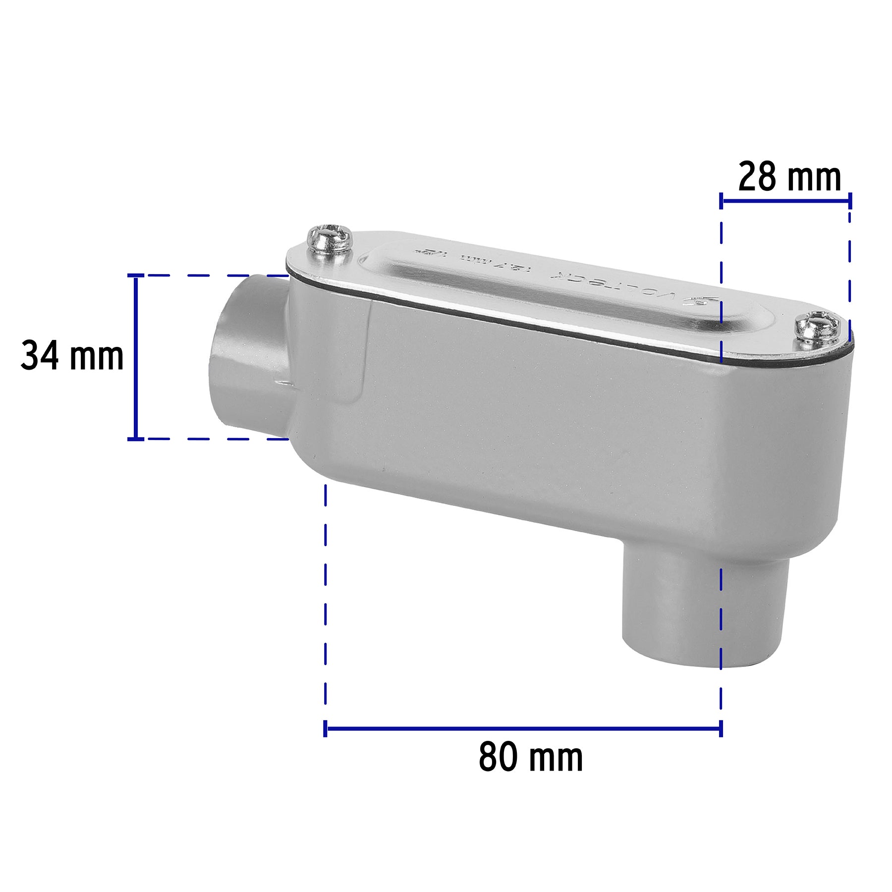 Condulet 1/2' conexión tipo LB, Volteck COLET-1/2-LB 46970 MM00