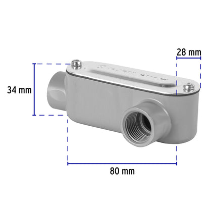 Condulet 1/2' conexión tipo LL, Volteck COLET-1/2-LL 46976 MM00