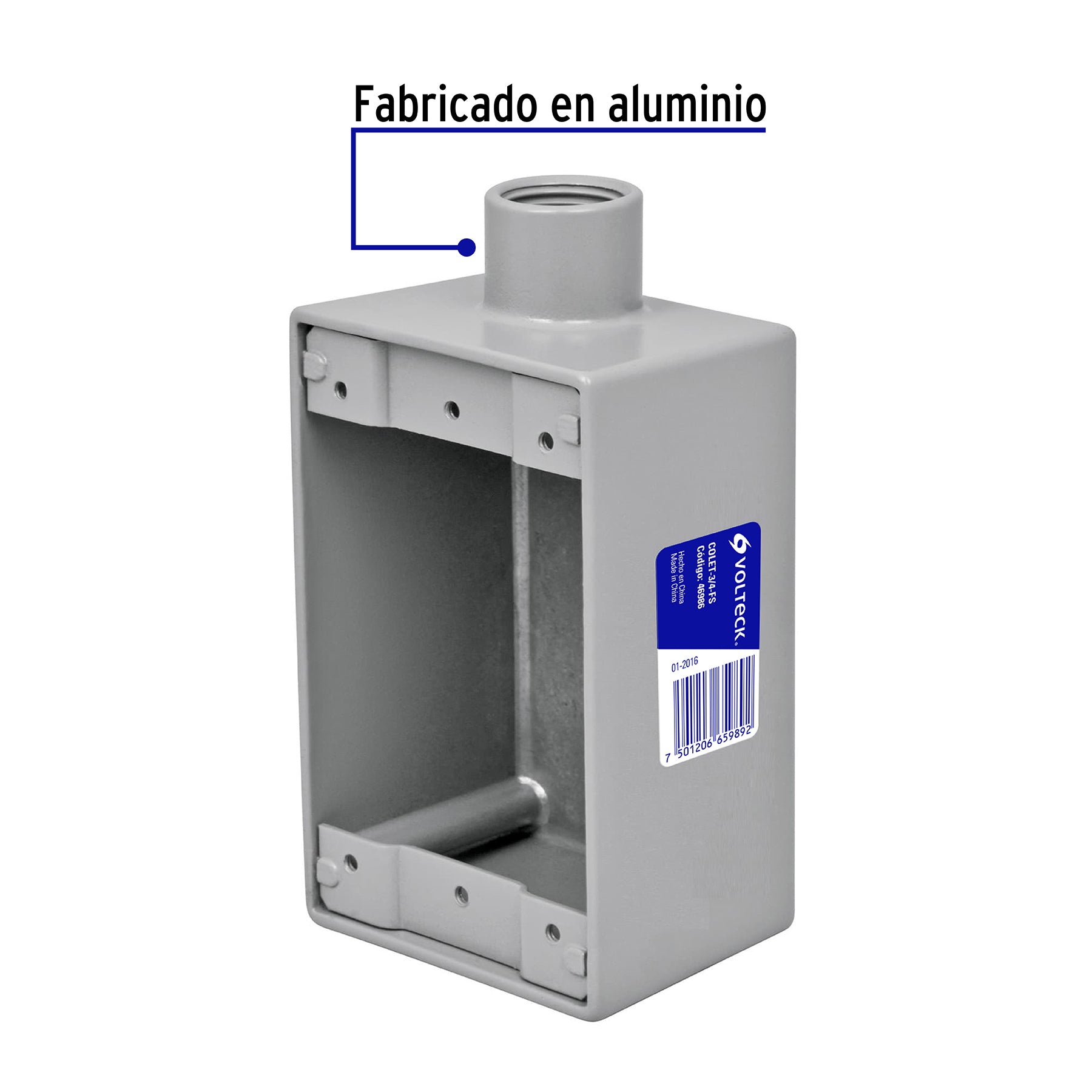 Condulet 3/4' conexión tipo FS, Volteck COLET-3/4-FS 46986 MM00