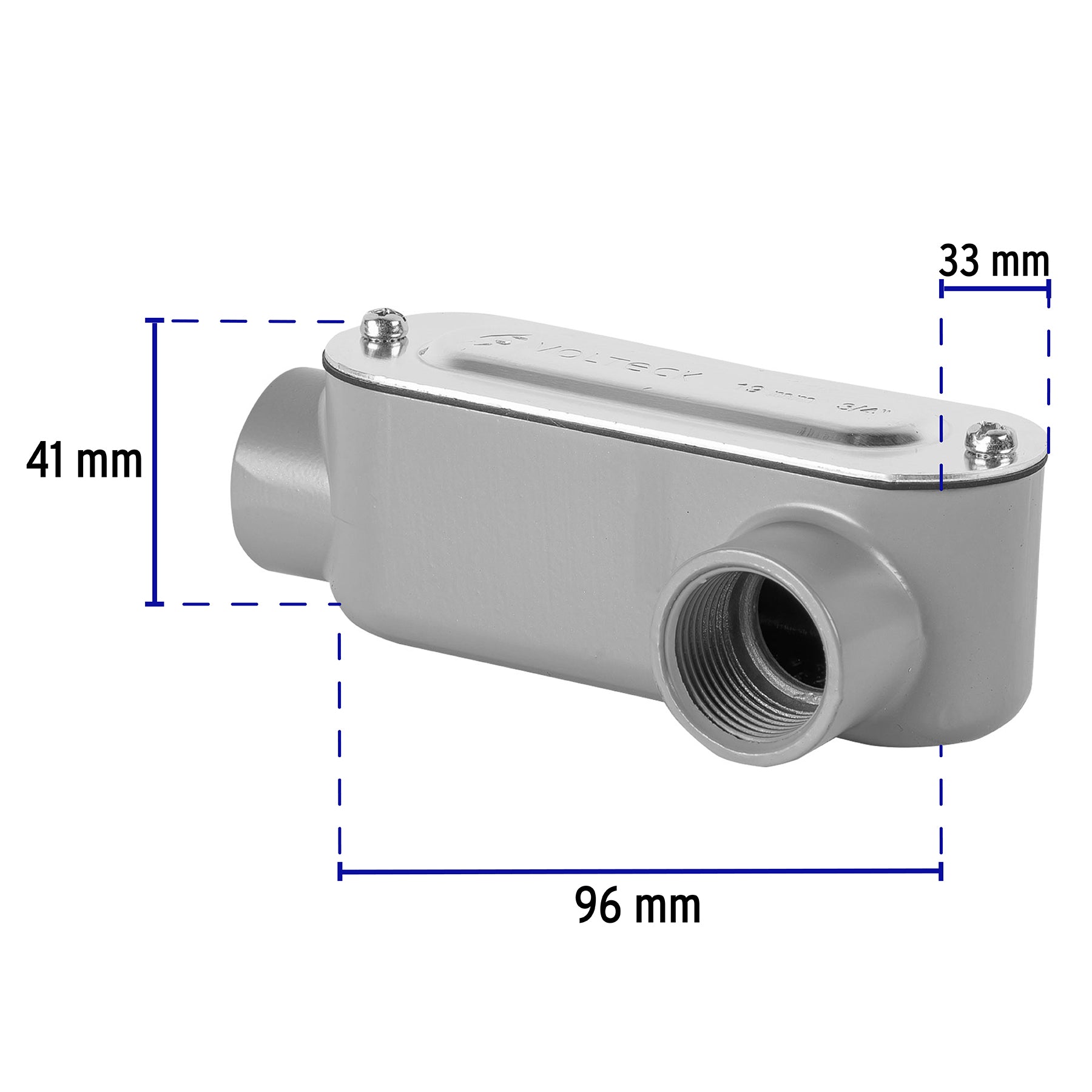 Condulet 3/4' conexión tipo LL, Volteck COLET-3/4-LL 46977 MM00