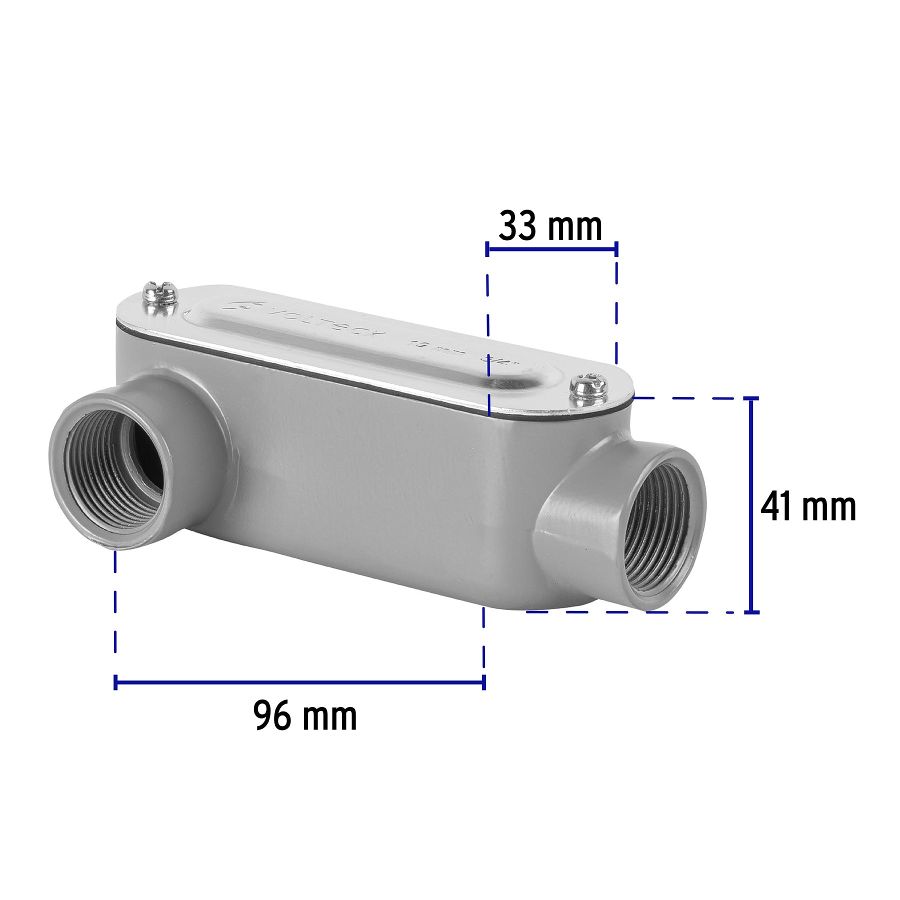 Condulet 3/4' conexión tipo LR, Volteck COLET-3/4-LR 46974 MM00