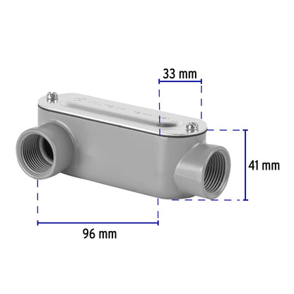 Condulet 3/4' conexión tipo LR, Volteck COLET-3/4-LR 46974 MM00