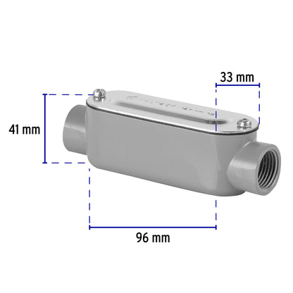 Condulet 3/4' conexión tipo T, Volteck COLET-3/4-T 46980 MM00