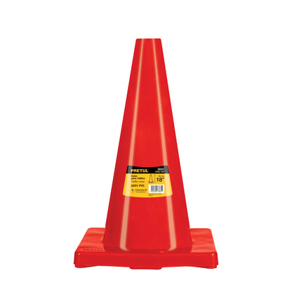 Cono de precaución de 45 cm de PVC, Pretul CONO-45P 28251 MM00