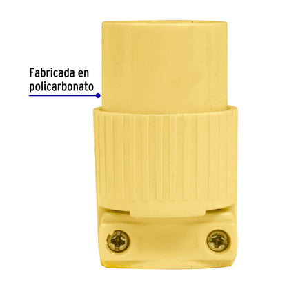 Contacto industrial plástico polarizado, Volteck COP-S 46116 MM00