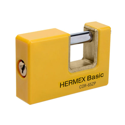 Candado antipalanca 65 mm cuerpo metálico, Hermex Basic COR-65ZP 22514 MM0