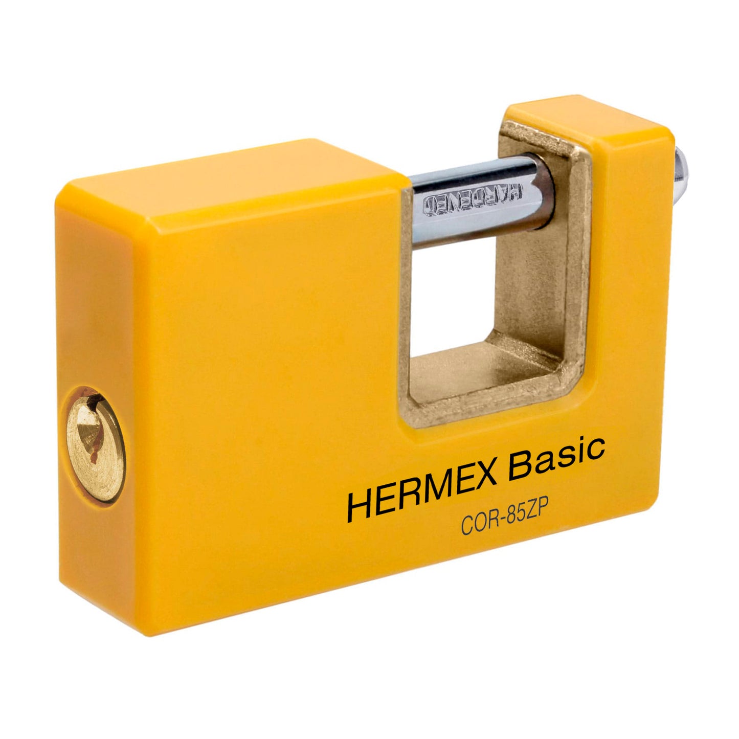 Candado antipalanca 85 mm cuerpo metálico, Hermex Basic COR-85ZP 27088 MM0