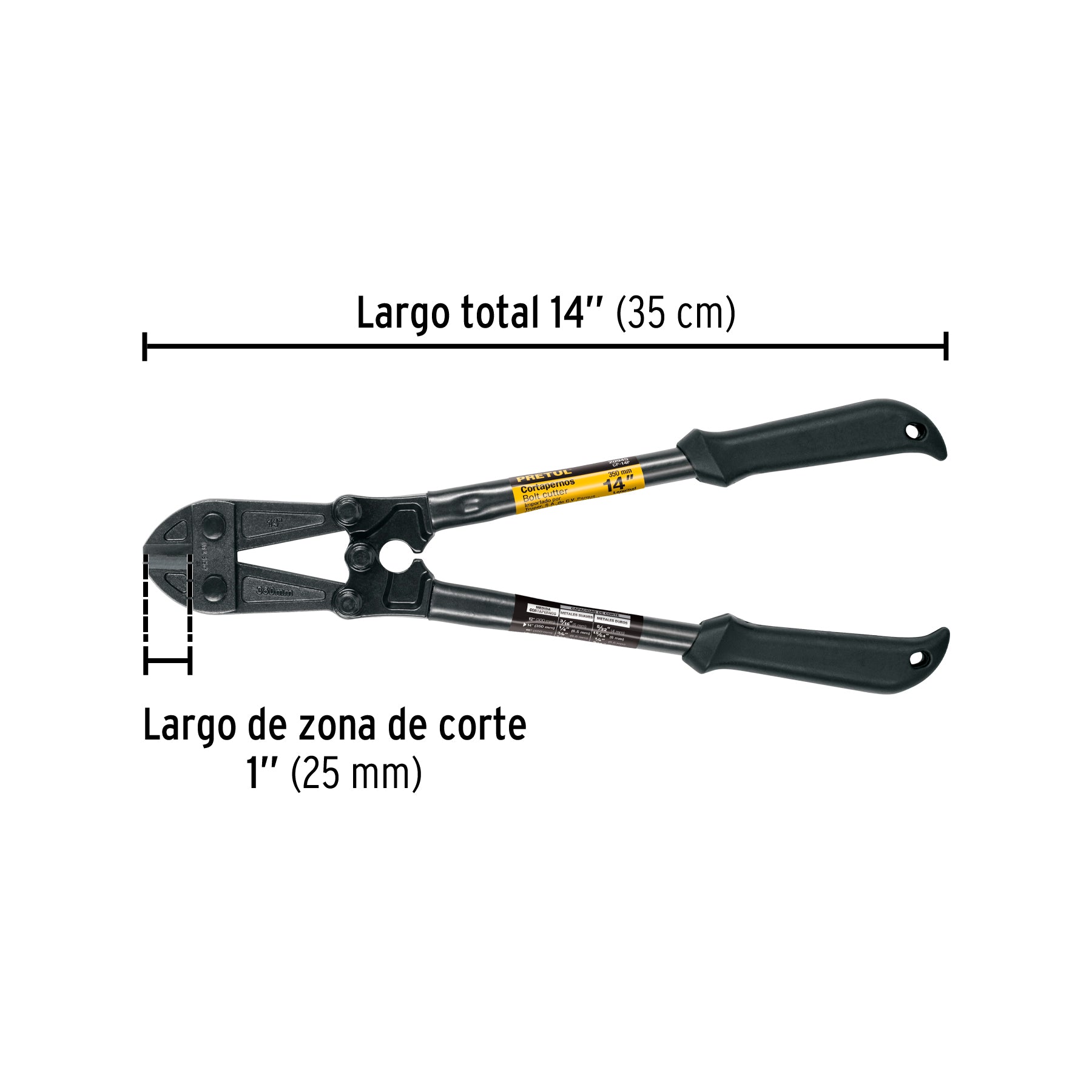 Cortapernos 14', Pretul CP-14P 20945 MM0