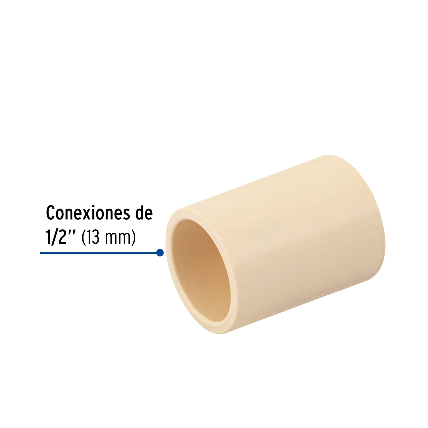 Cople de CPVC de 1/2', Foset CPVC-261 45126 MM00