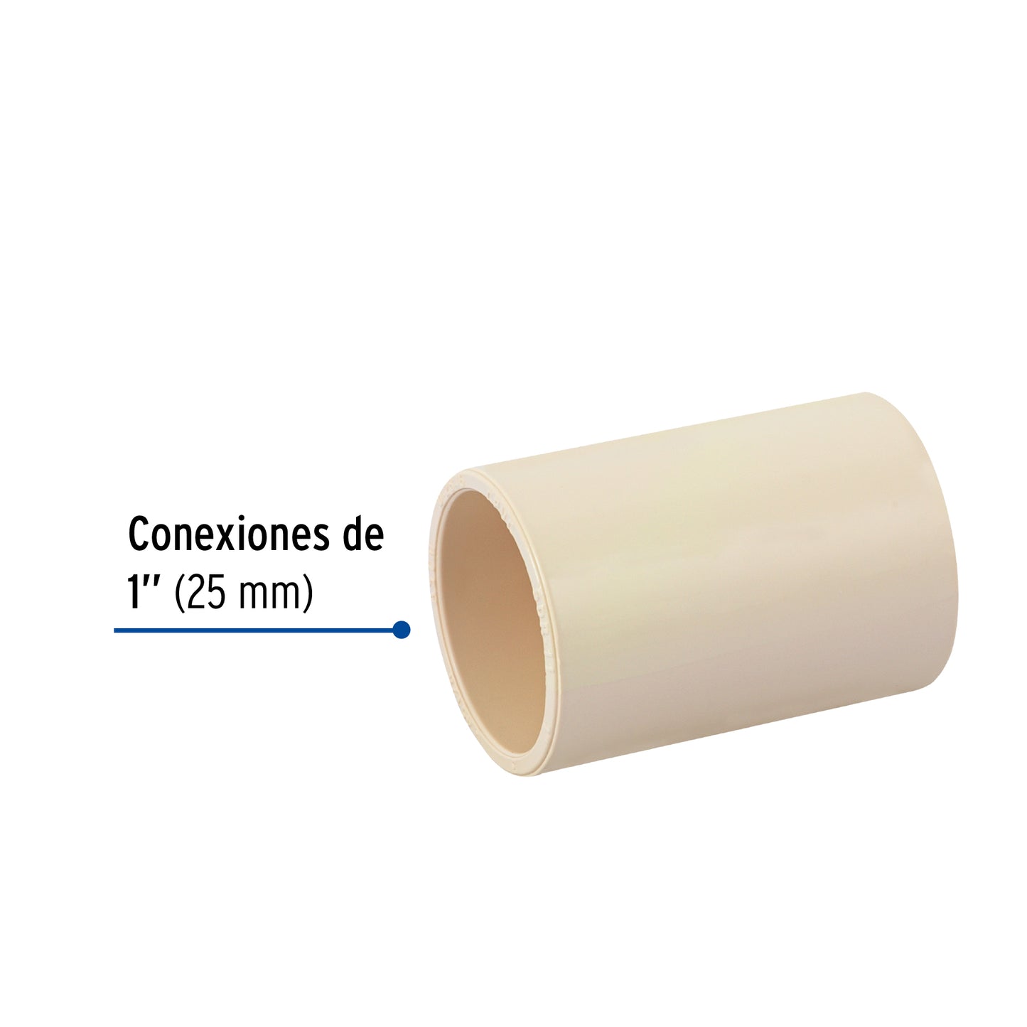 Cople de CPVC de 1', Foset CPVC-263 45128 MM00