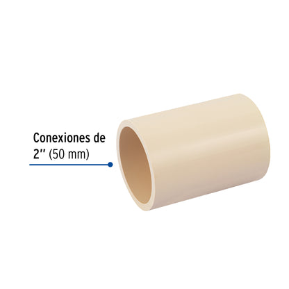 Cople de CPVC de 2', Foset CPVC-266 48934 MM00