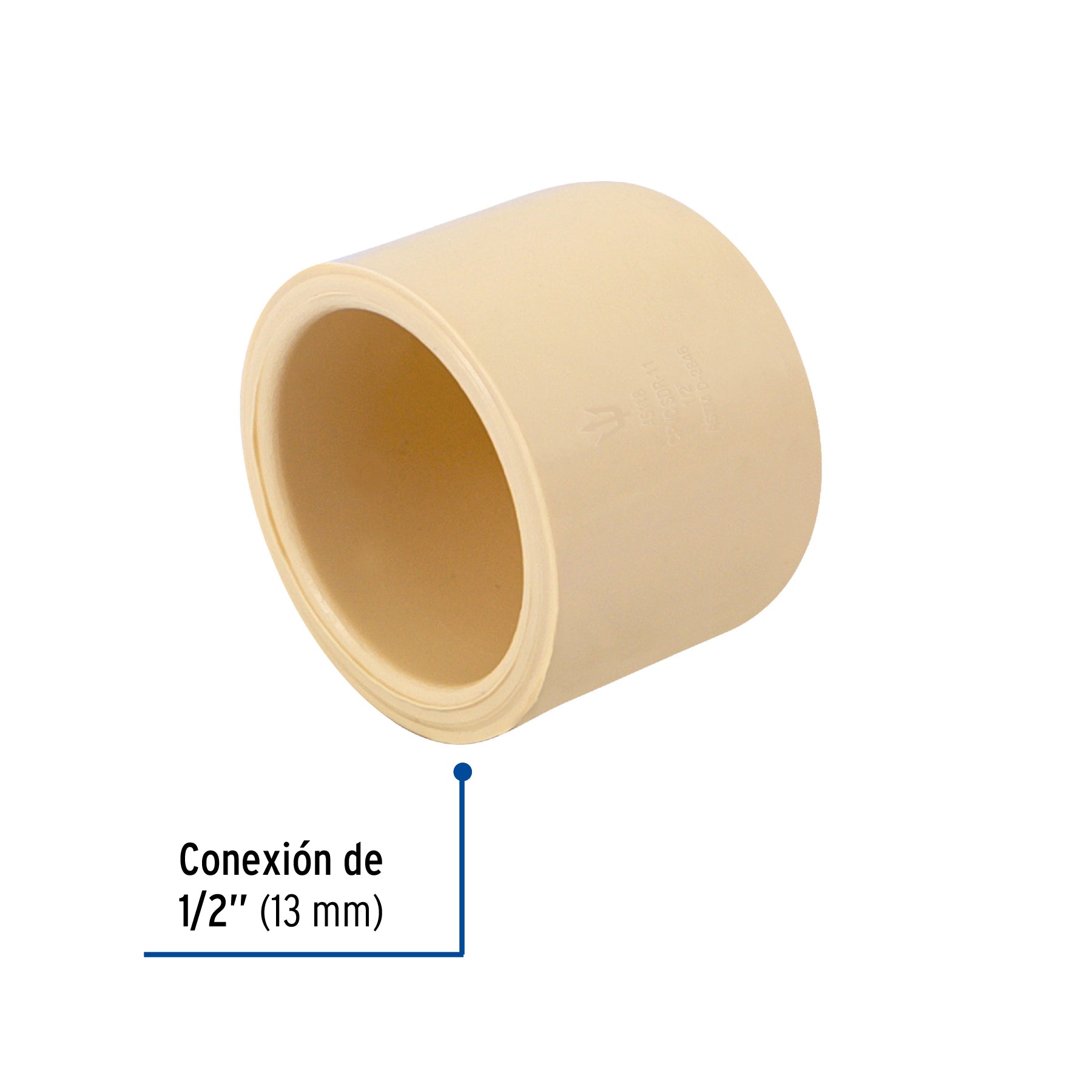 Tapón de CPVC 1/2', Foset CPVC-361 45118 MM00