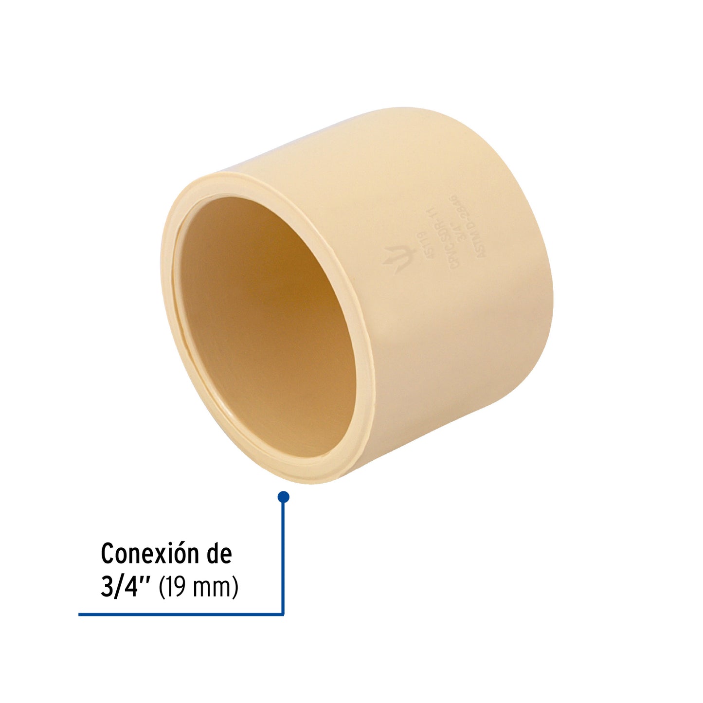 Tapón de CPVC 3/4', Foset CPVC-362 45119 MM00