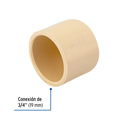 Tapón de CPVC 3/4', Foset CPVC-362 45119 MM00