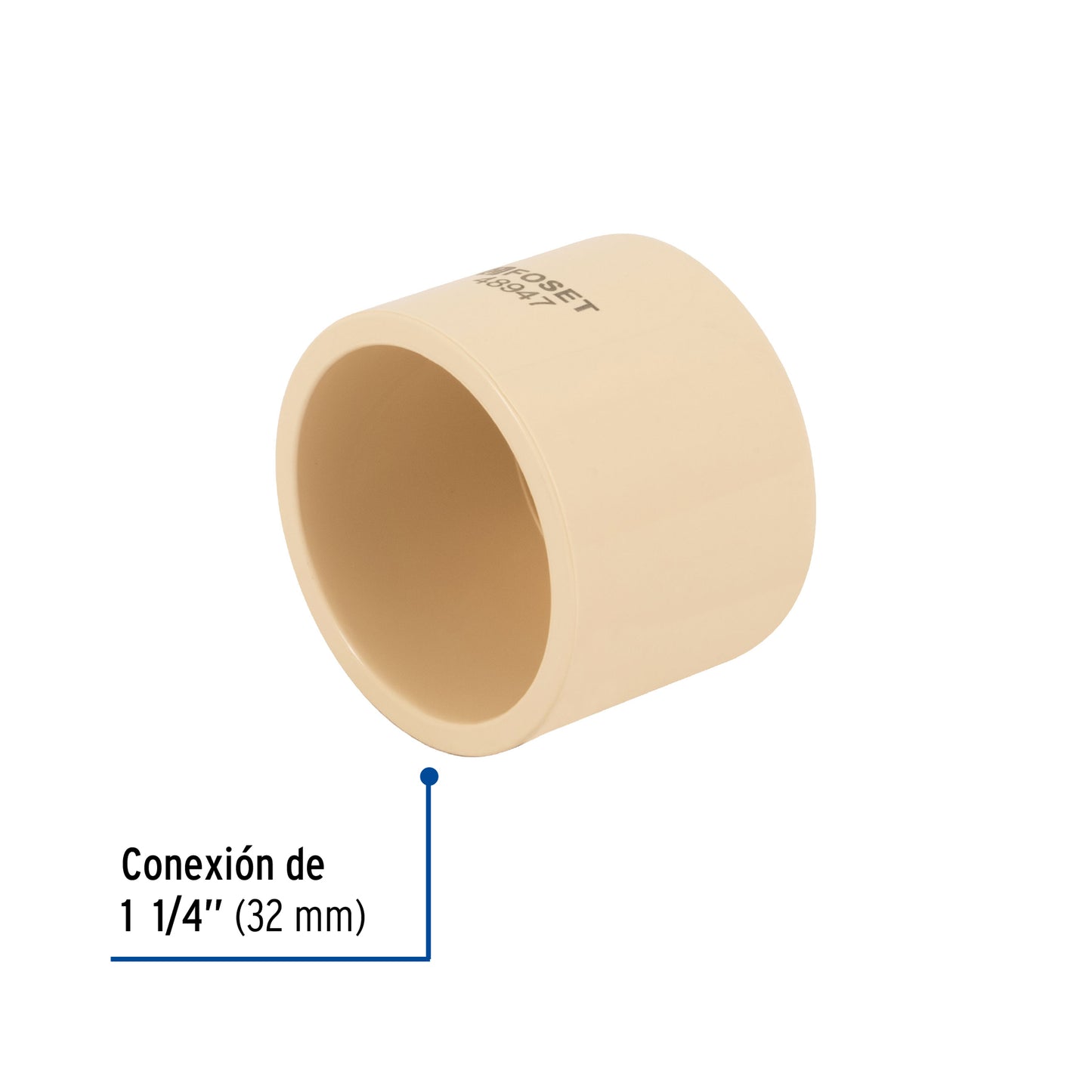 Tapon de CPVC 1-1/4', Foset CPVC-364 48947 MM00