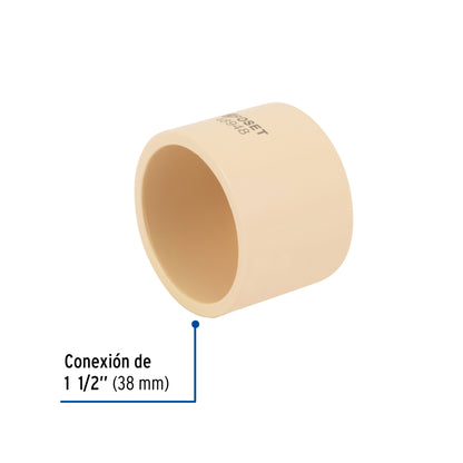 Tapon de CPVC 1-1/2', Foset CPVC-365 48948 MM00