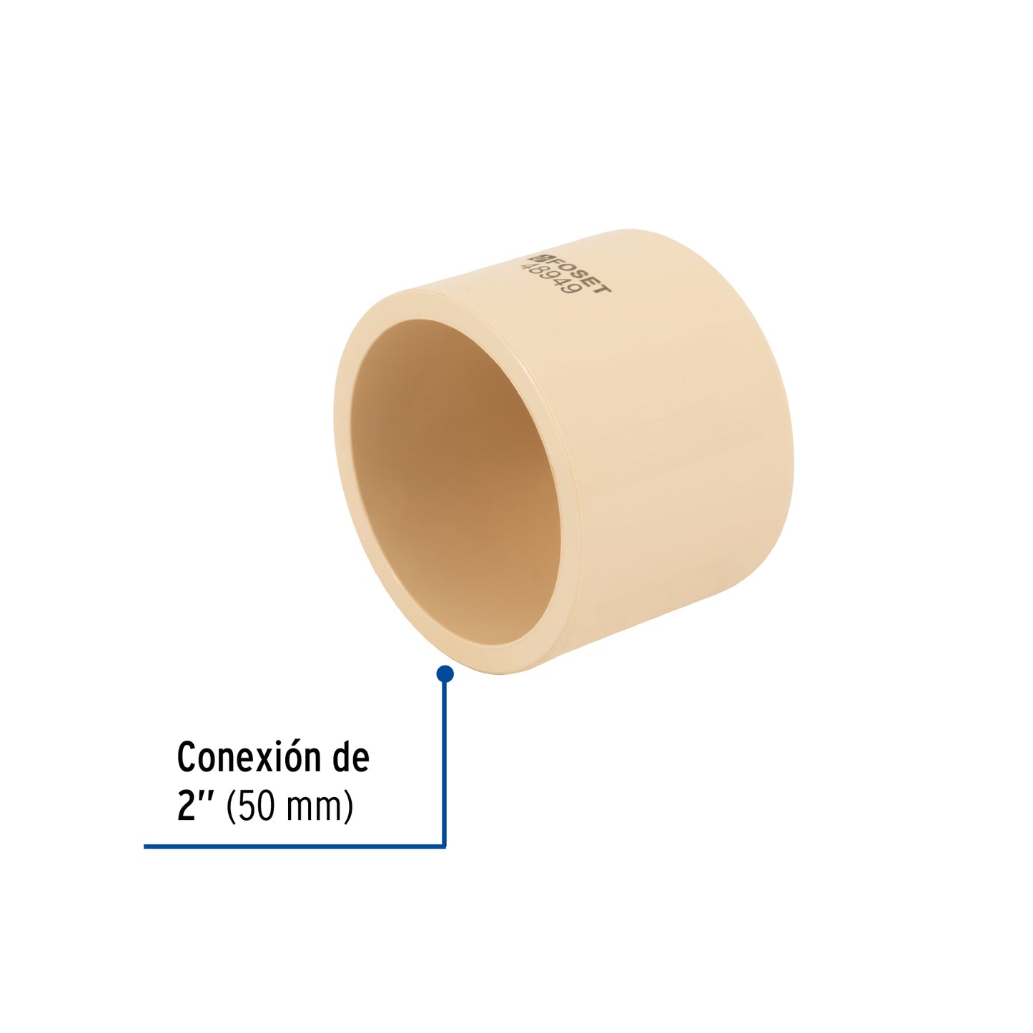 Tapon de CPVC 2', Foset CPVC-366 48949 MM00