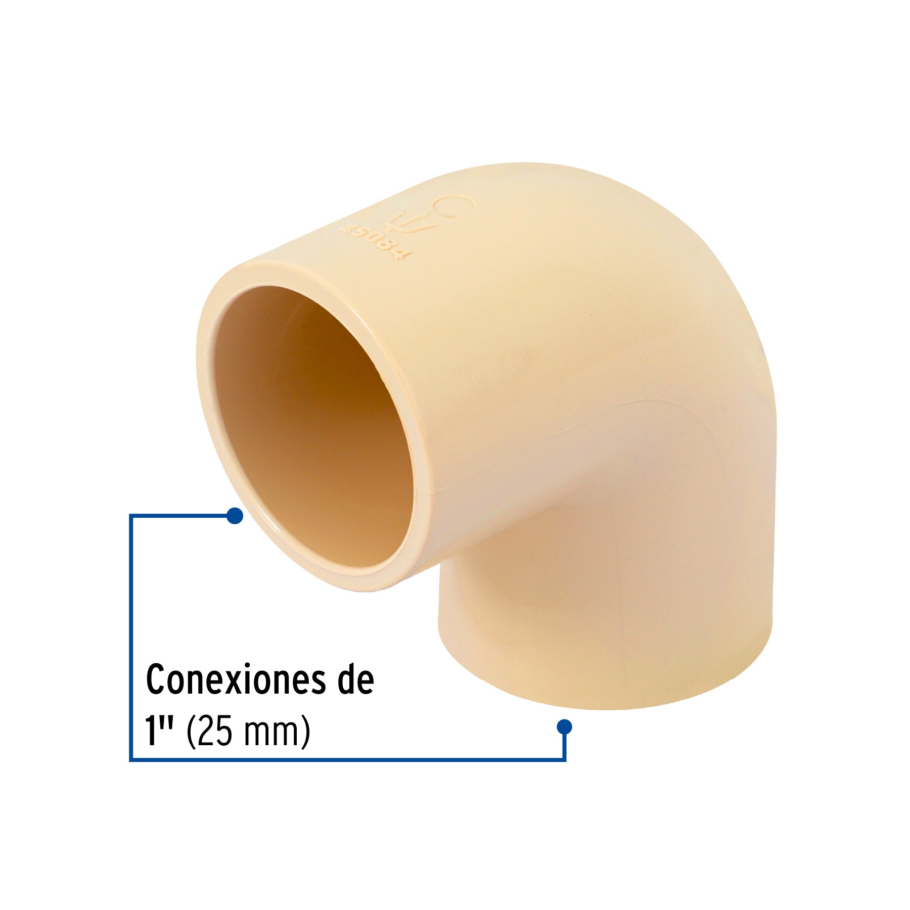 Codo 90° de CPVC de 1', Foset CPVC-563 45084 MM00