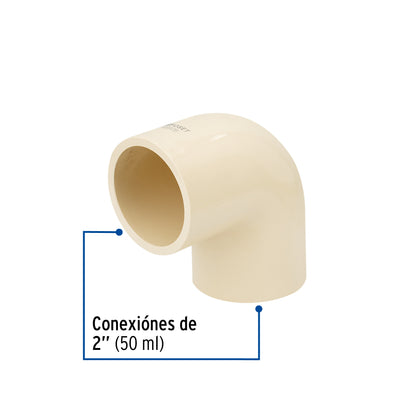 Codo 90° de CPVC de 2', Foset CPVC-566 48928 MM00