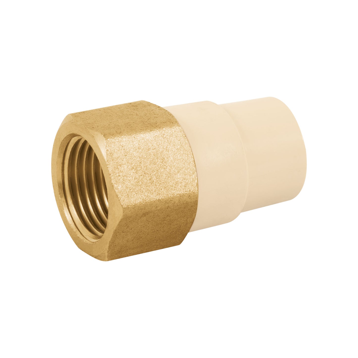 Adaptador hembra de CPVC 1/2' con inserto metálico, Foset CPVC-641 45107 MM00