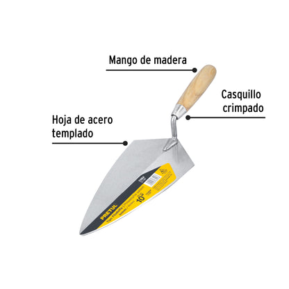 Cuchara para albañil 10' tipo Filadelfia, Pretul CT-10P 21054 MM0