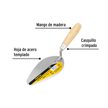 Cuchara para albañil 7' tipo Mérida, Pretul CT-7PM 21057 MM0