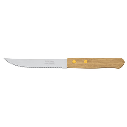 Cuchillo con sierra para asado 5' mango de madera, Pretul CUCH-M52 23083 MM00