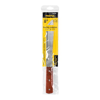 Cuchillo cebollero 8' mango de madera, Pretul CUCH-M80 23078 MM00