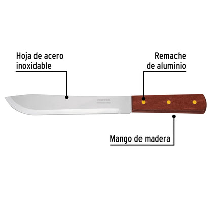 Cuchillo cebollero 8' mango de madera, Pretul CUCH-M80 23078 MM00