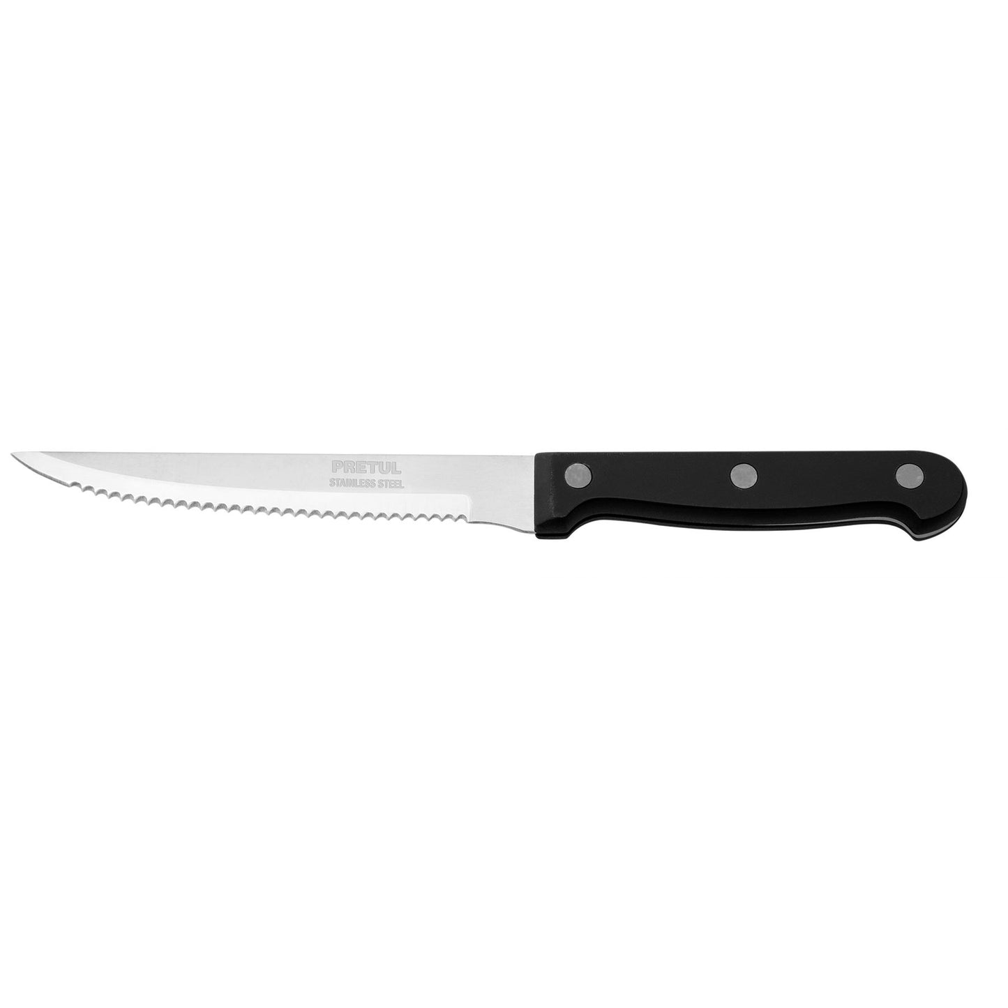 Cuchillo con sierra para asado 5' mango de plástico, Pretul CUCH-P52 23092 MM00