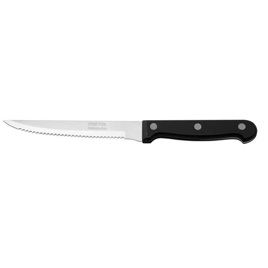 Cuchillo con sierra para asado 5' mango de plástico, Pretul CUCH-P52 23092 MM00