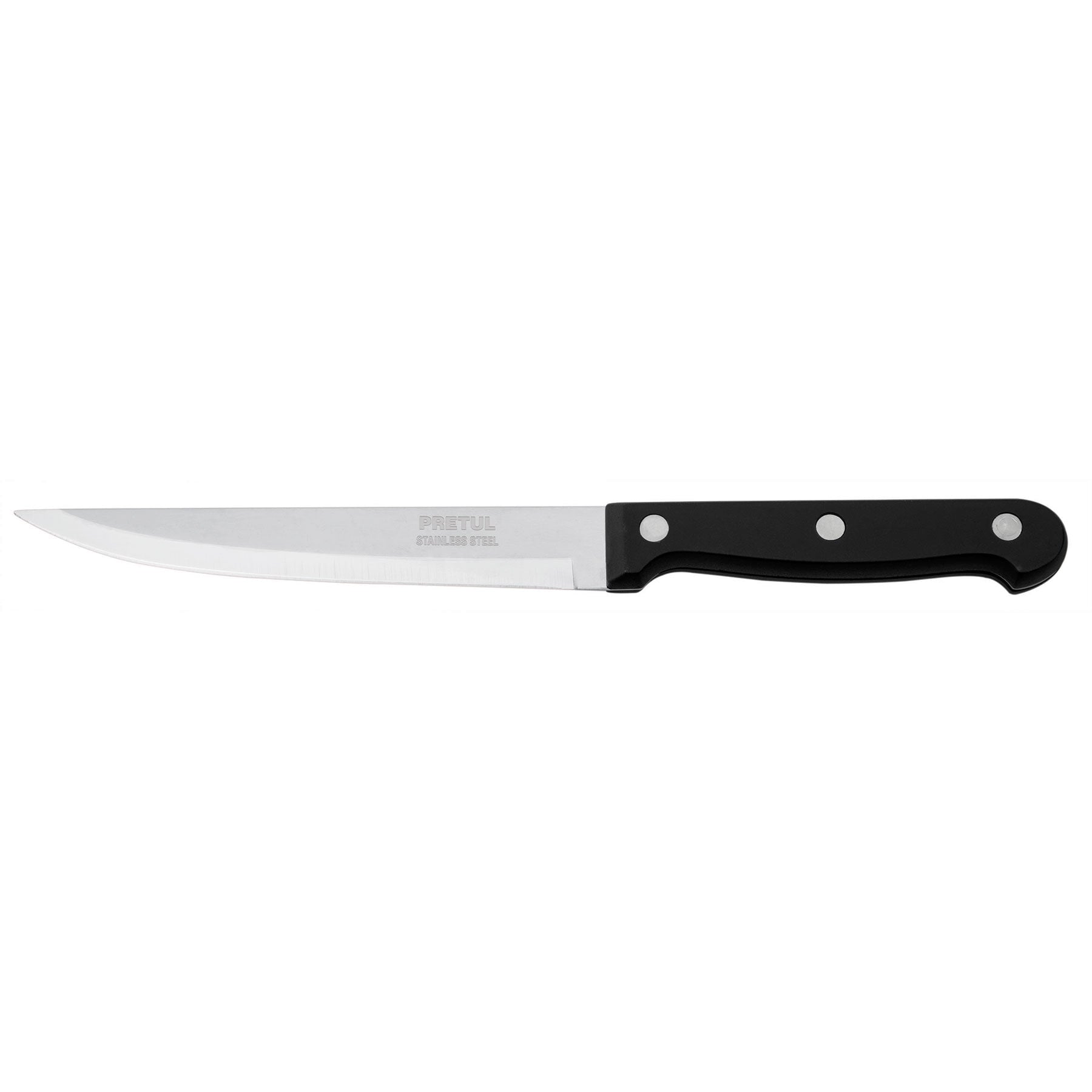 Cuchillo liso para asado 5' mango de plástico, Pretul CUCH-P53 23093 MM00