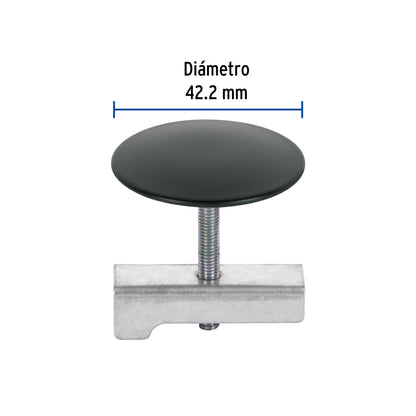 Cubretaladro negro de 1-3/4', diámetro 43 mm, Foset CUTA-44M 48097 MM00