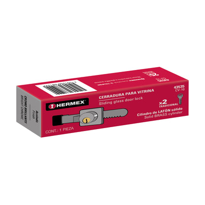 Cerradura para vitrina, Hermex CV-10 43535 MM0