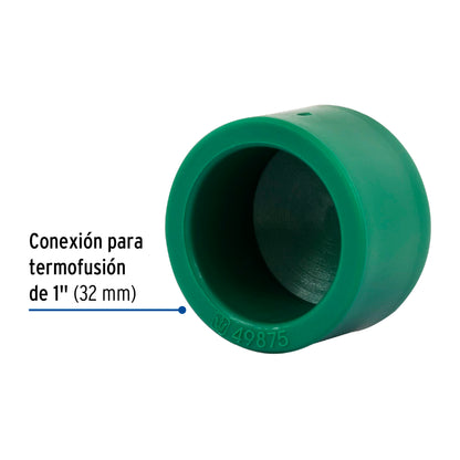 Tapón de PPR 1', Foset CV-363 49875 MM00