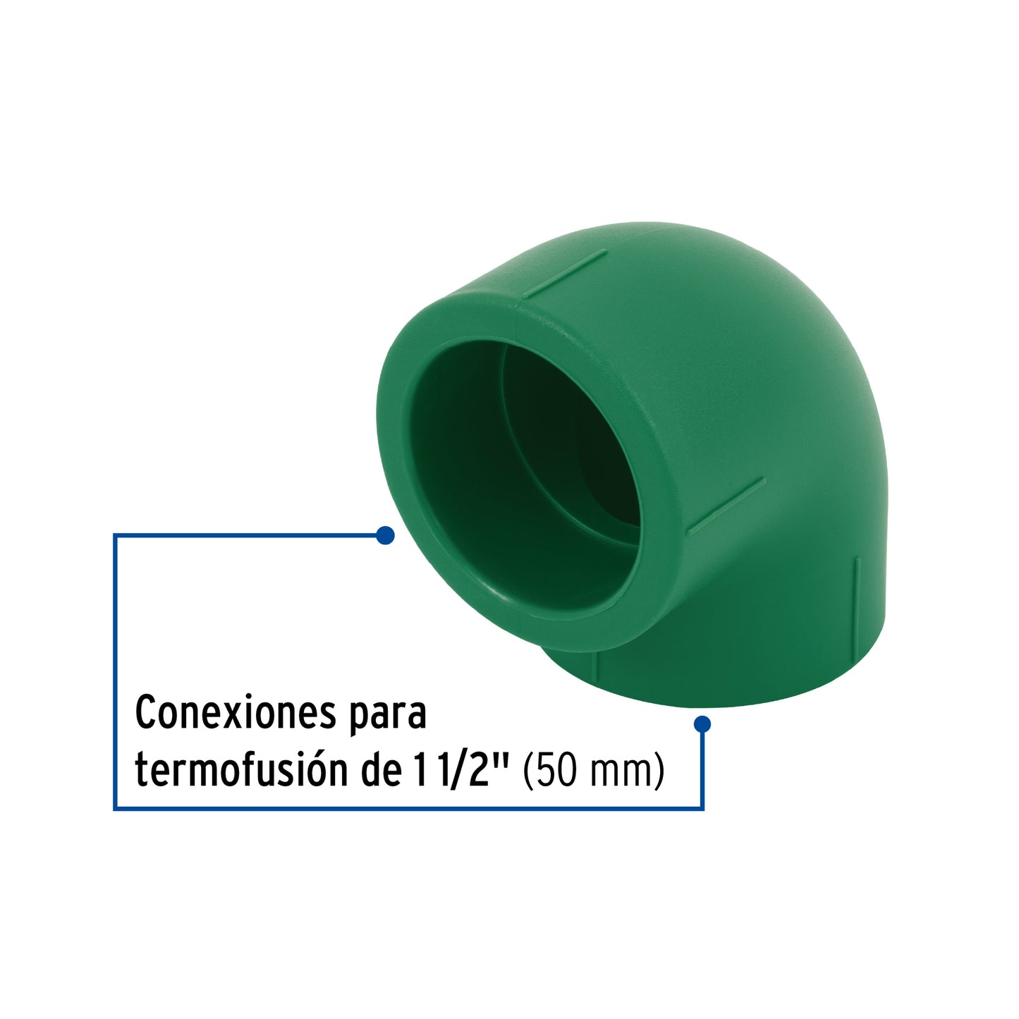 Codo 90° PPR,  1-1/2', Foset CV-565 45460 MM00