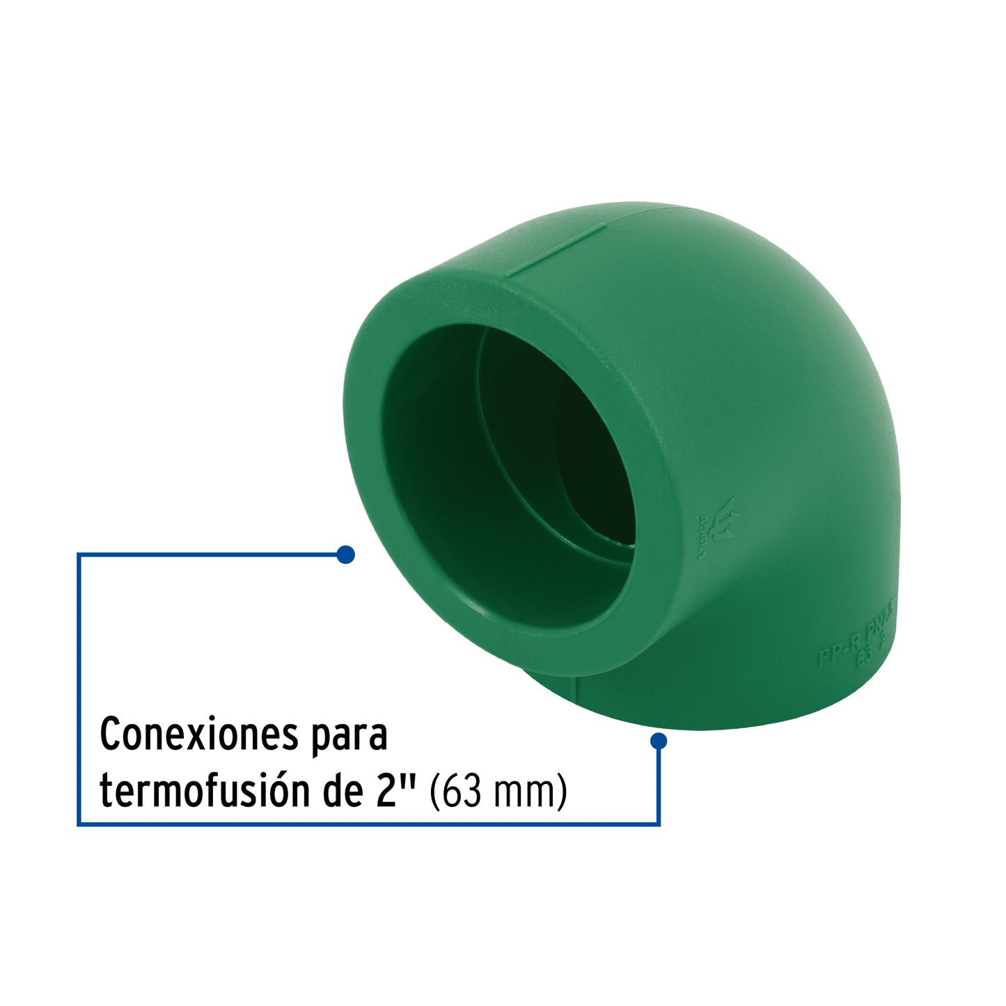 Codo 90° PPR,  2', Foset CV-566 45461 MM00