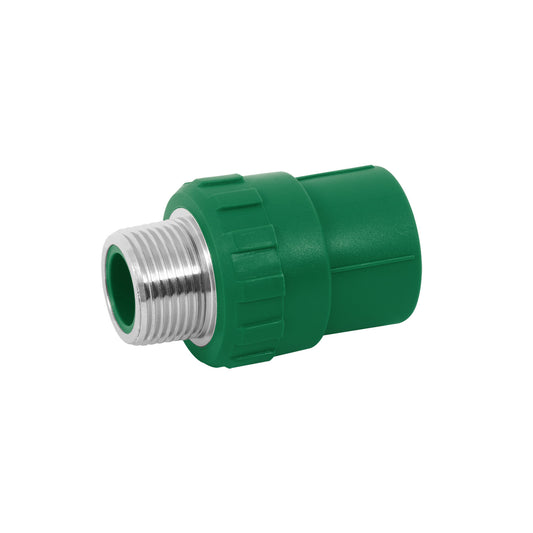 Adaptador PPR 3/4' macho con inserto metálico, Foset CV-612 49880 MM00