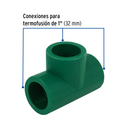 Tee sencilla de PPR 1', Foset CV-763 49834 MM00