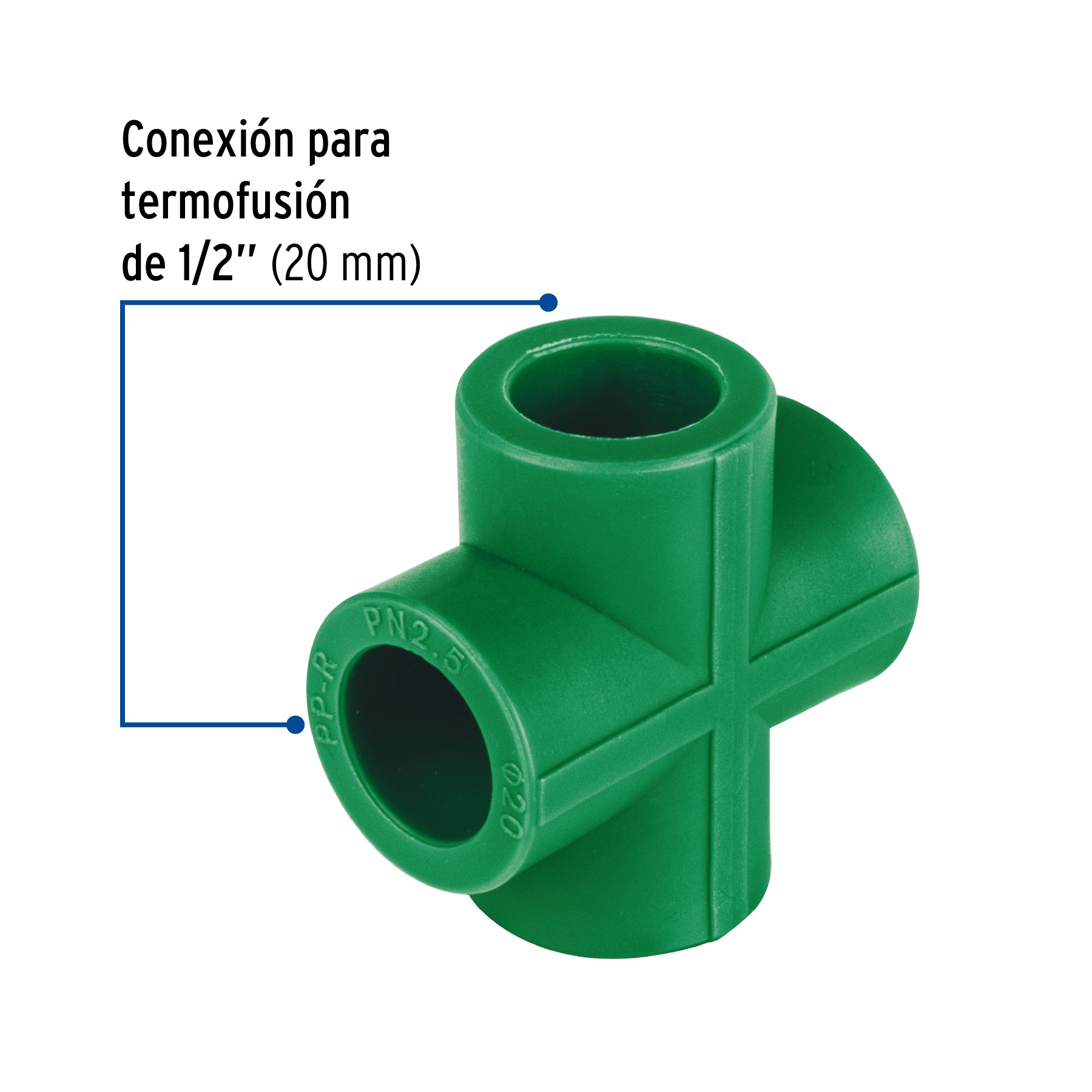 Cruz PPR,  1/2', Foset CV-771 45555 MM00