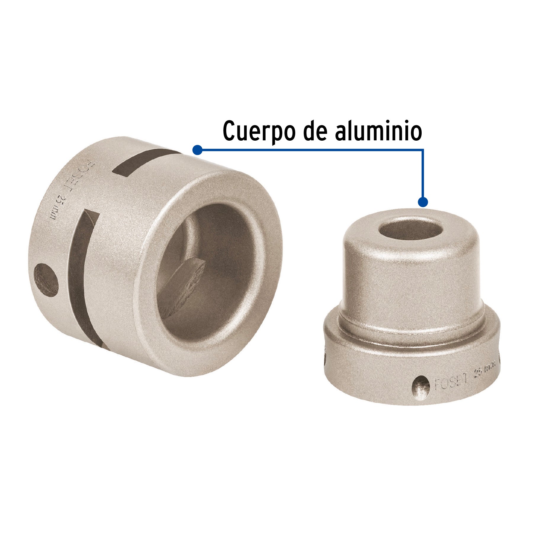 Dado para termofusora de 3/4' (25 mm), Foset CV-D2 45173 MM00