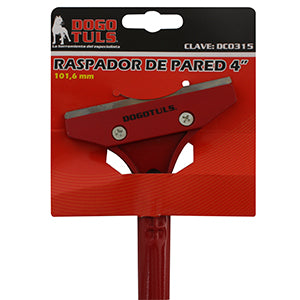 RASPADOR DE PARED 4" (101,6mm) LARGO 30cm