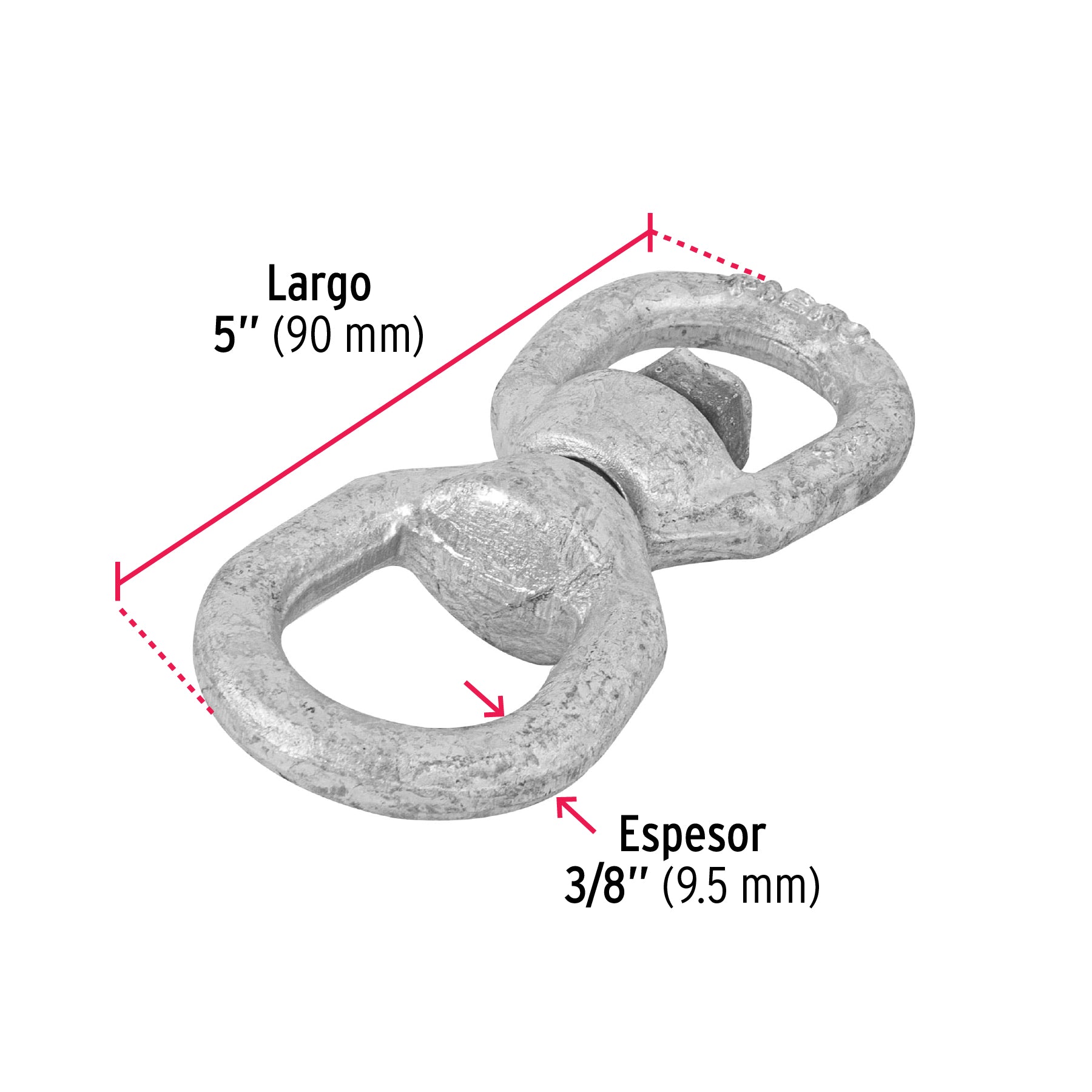 Destorcedor forjado de 3/8', Fiero DESF-3/8 44108 MM00