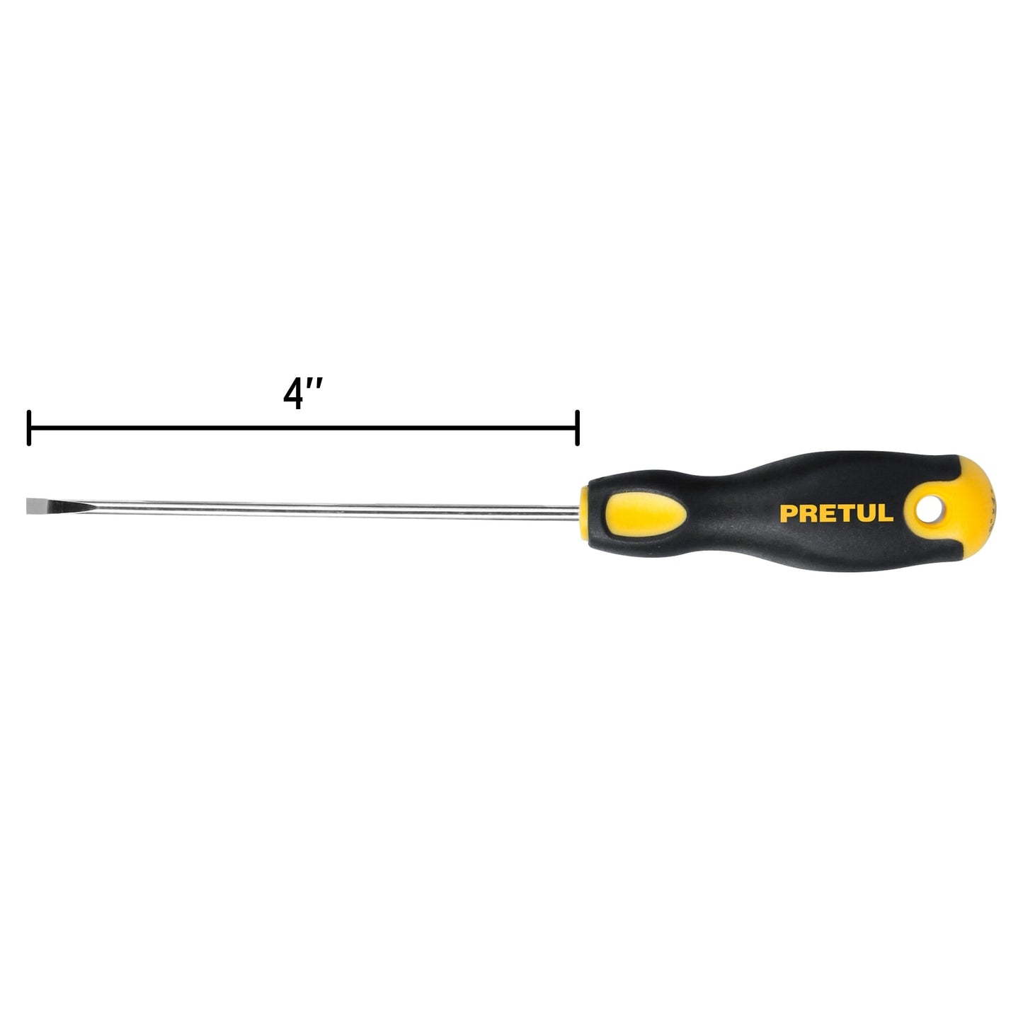 Desarmador cabinet 1/8 x 4' mango Comfort Grip, Pretul DG-1/8X4BP 21486 MM00