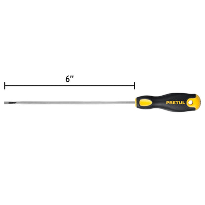 Desarmador cabinet 1/8 x 6' mango Comfort Grip, Pretul DG-1/8X6BP 21487 MM00